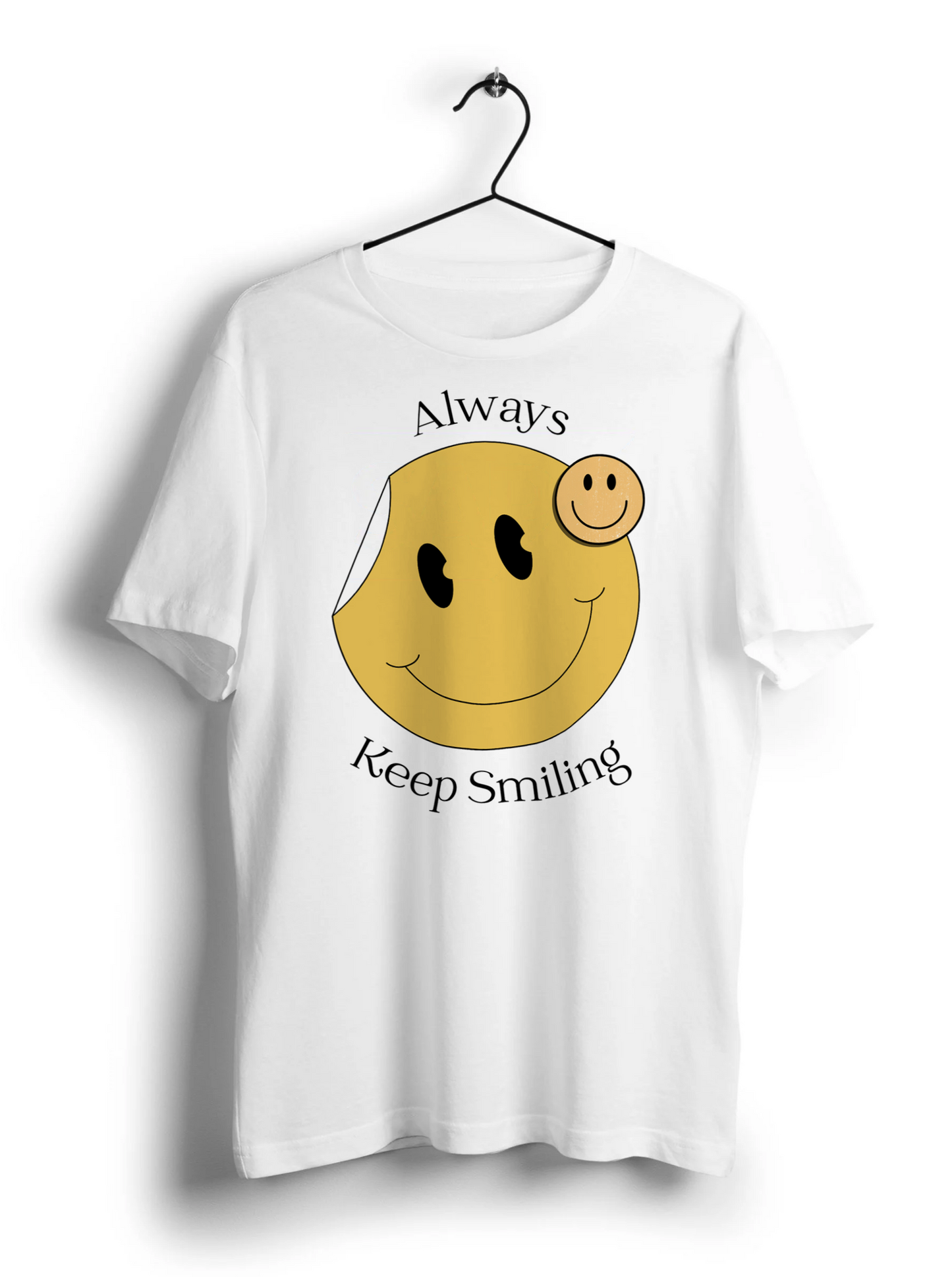 Always Keep Smiling Unisex Half Sleeve T-Shirt