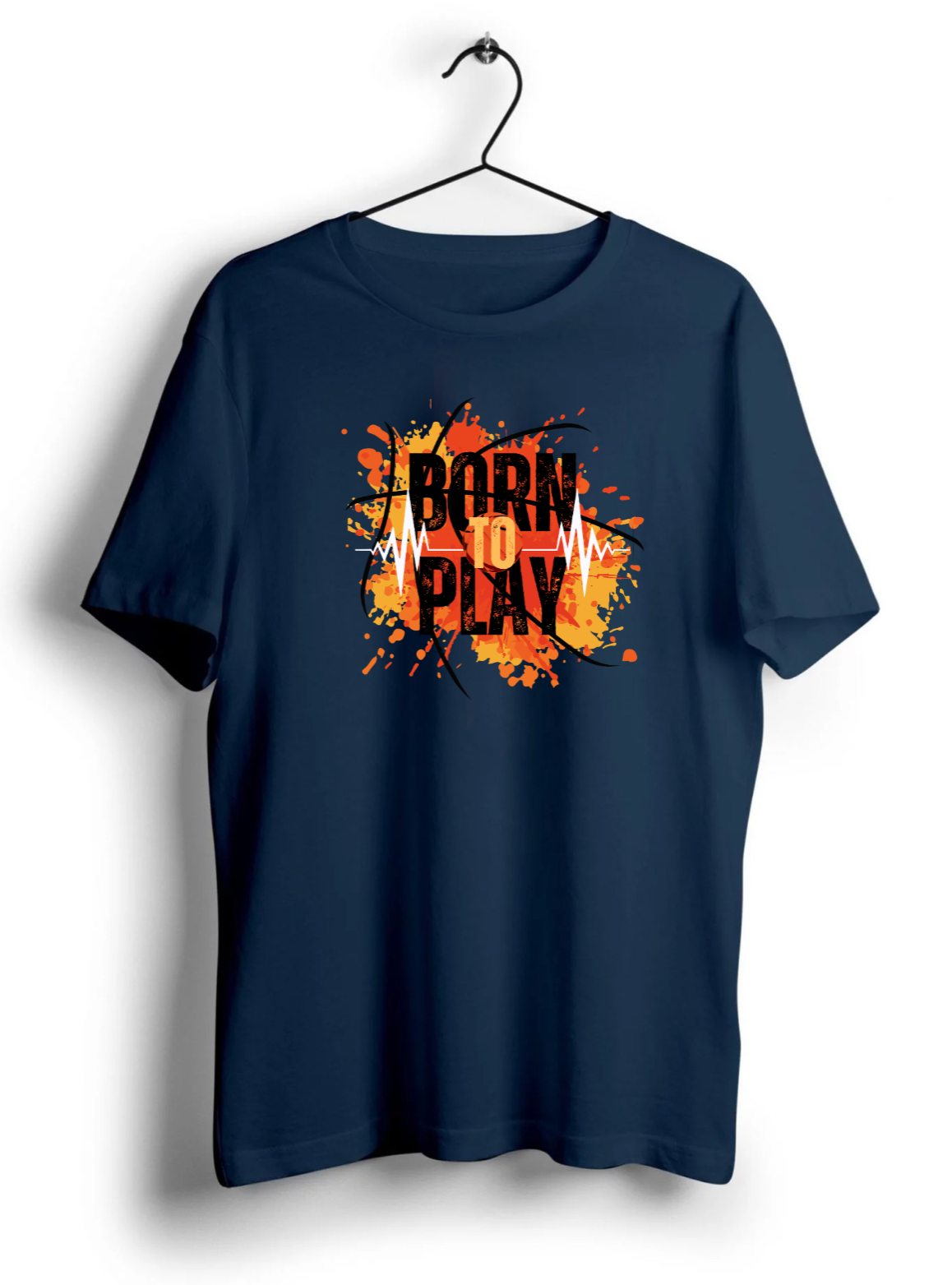 Born To Play Unisex Half Sleeve T-Shirt