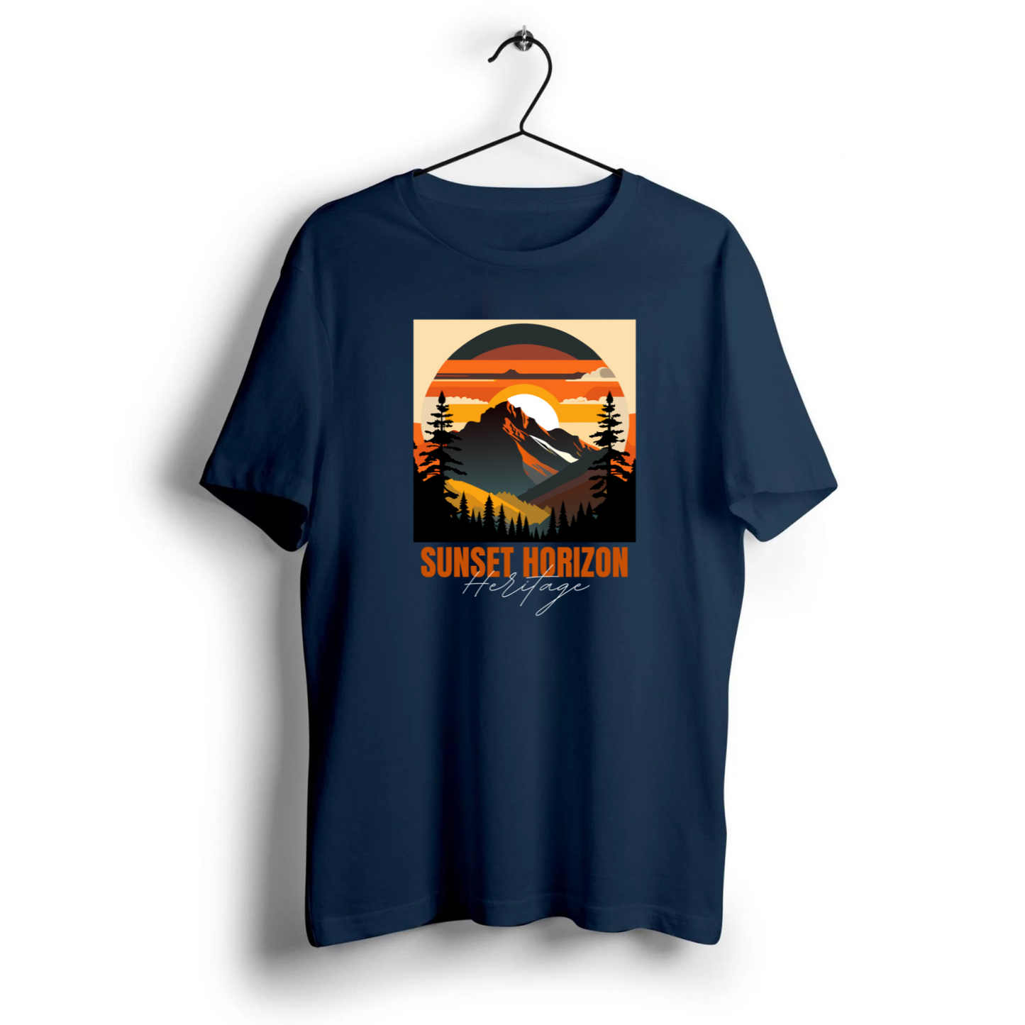 Sunset Horizon Unisex Half Sleeve T-Shirt