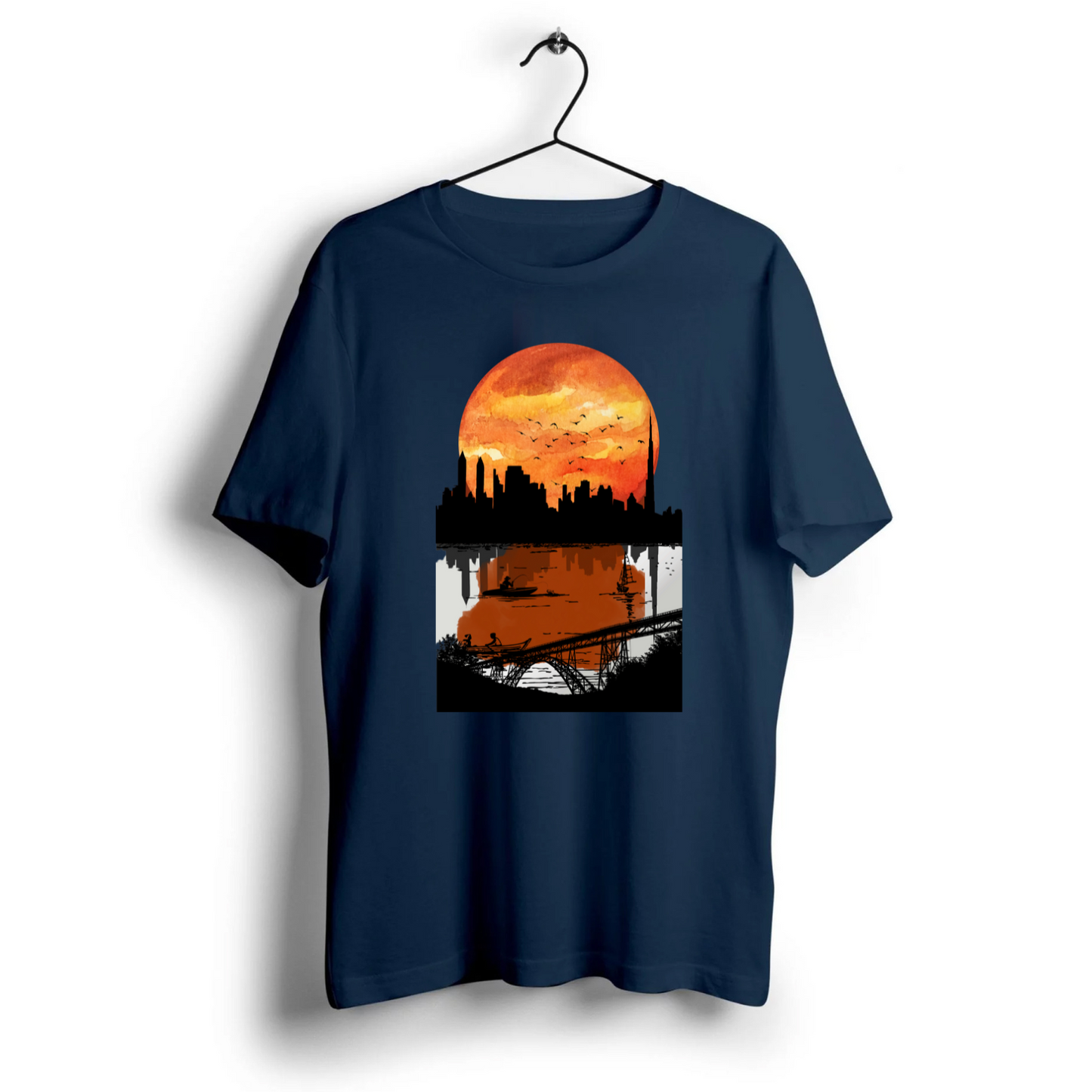 River Sunset Unisex Half Sleeve T-Shirt