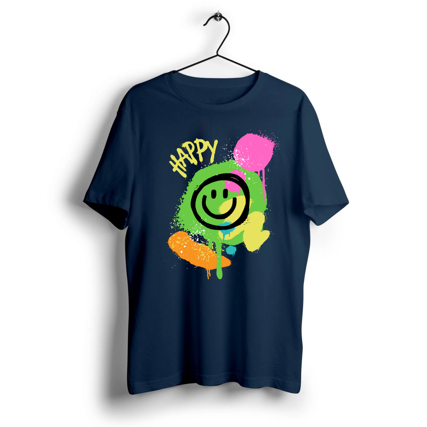 Happy Unisex Half Sleeve T-Shirt