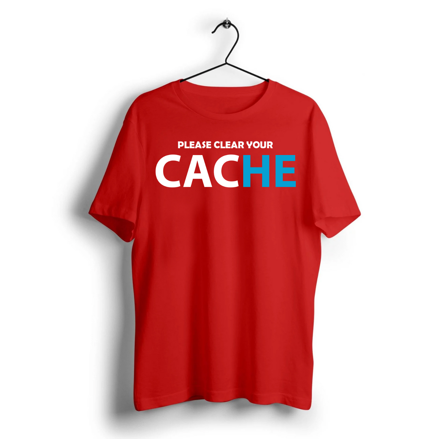 Clear Cache Unisex Half Sleeve T-Shirt