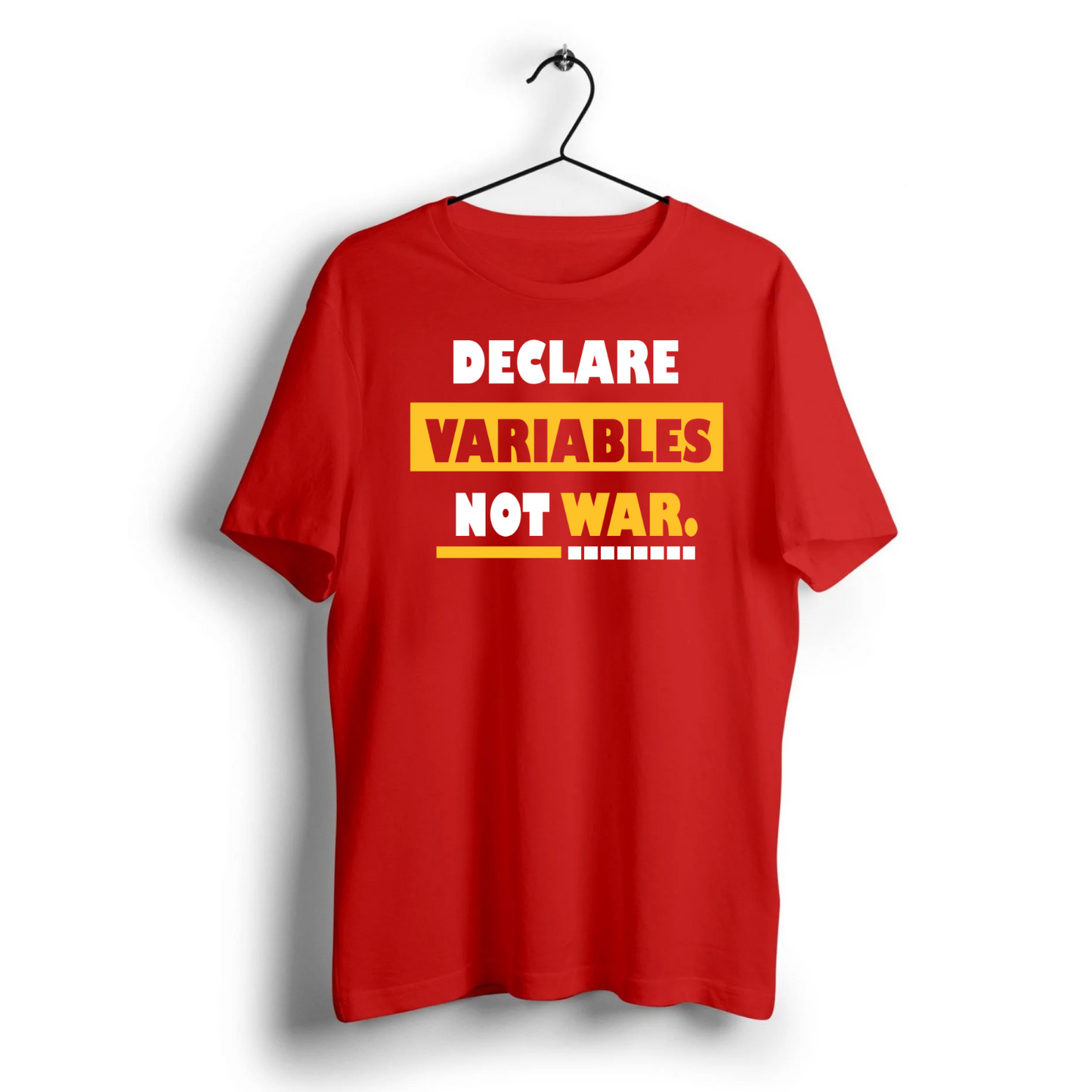 Declare Variables Unisex Half Sleeve T-Shirt