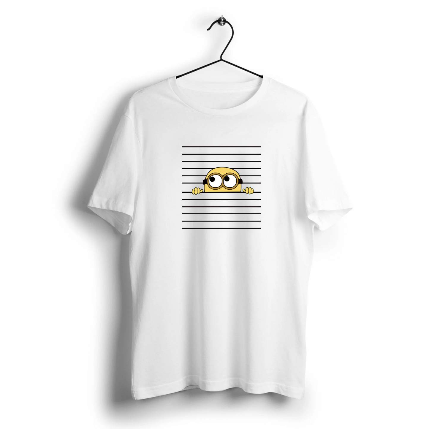 Peek Out Minion Unisex Half Sleeve T-Shirt