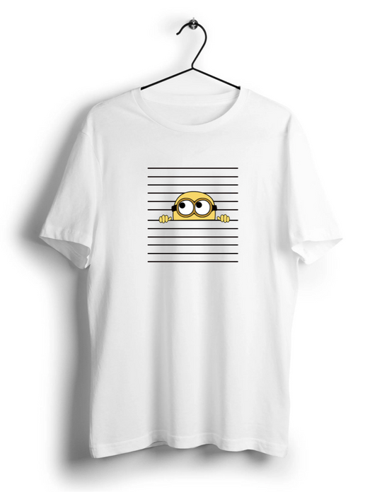 Peek Out Minion Unisex Half Sleeve T-Shirt