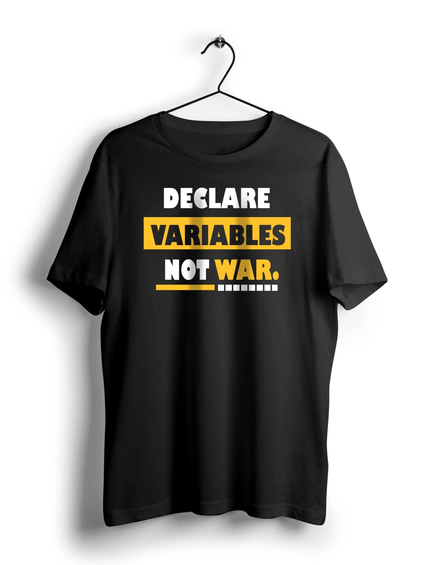 Declare Variables Unisex Half Sleeve T-Shirt