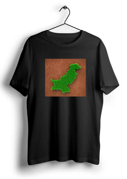 Pakistan Map Half Sleeve T-Shirt