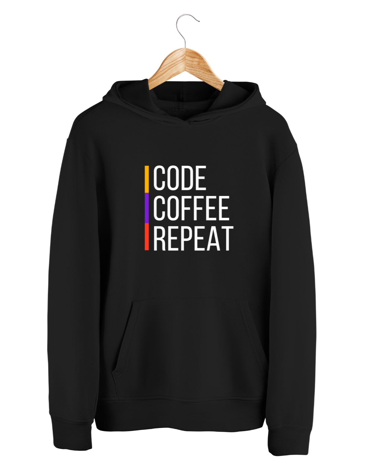 Code Coffee Repeat Unisex Hoodie