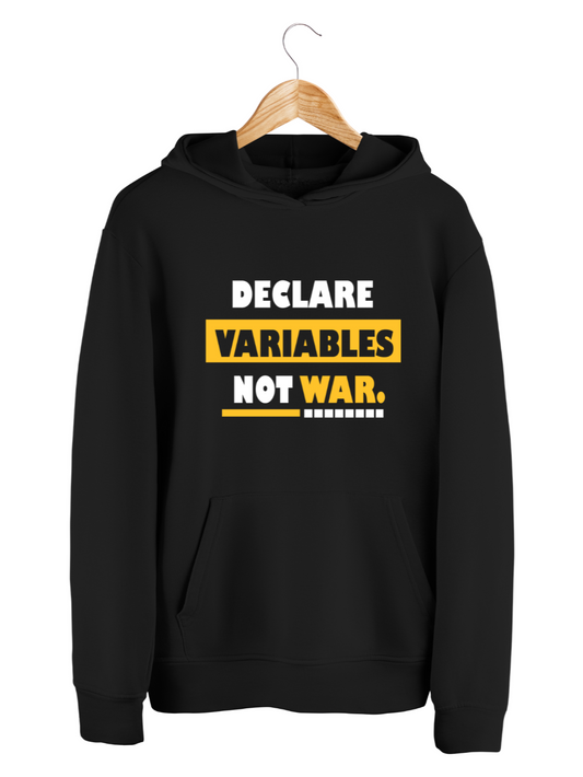 Declare Variables Unisex Hoodie