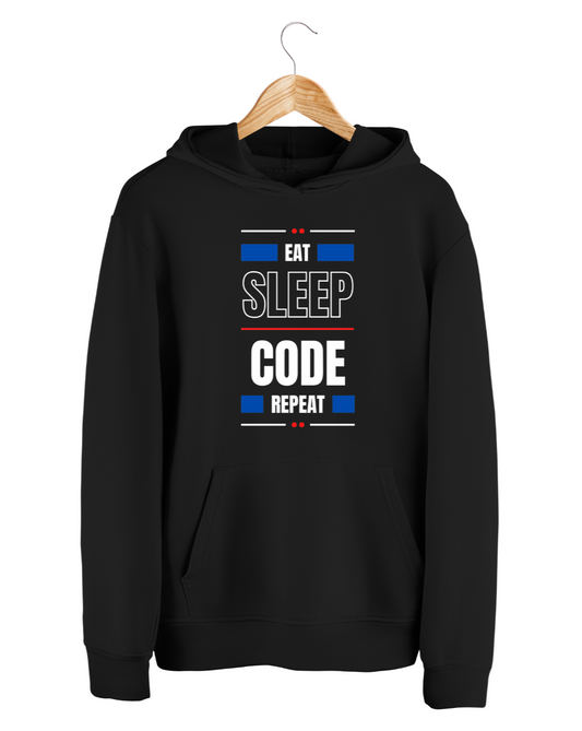 Eat Sleep Code Repeat Unisex Hoodie