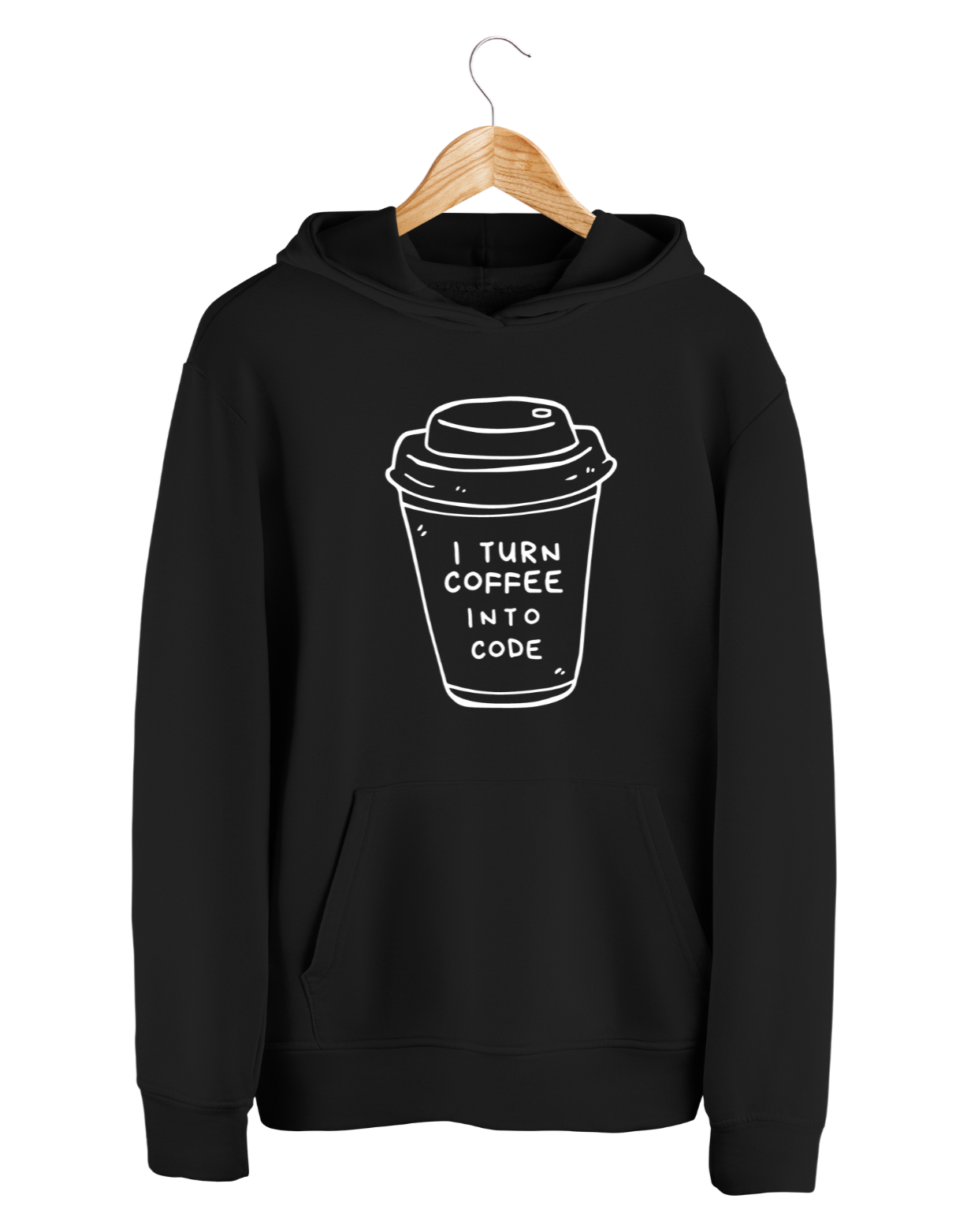 I Turn Coffee into Code Unisex Hoodie