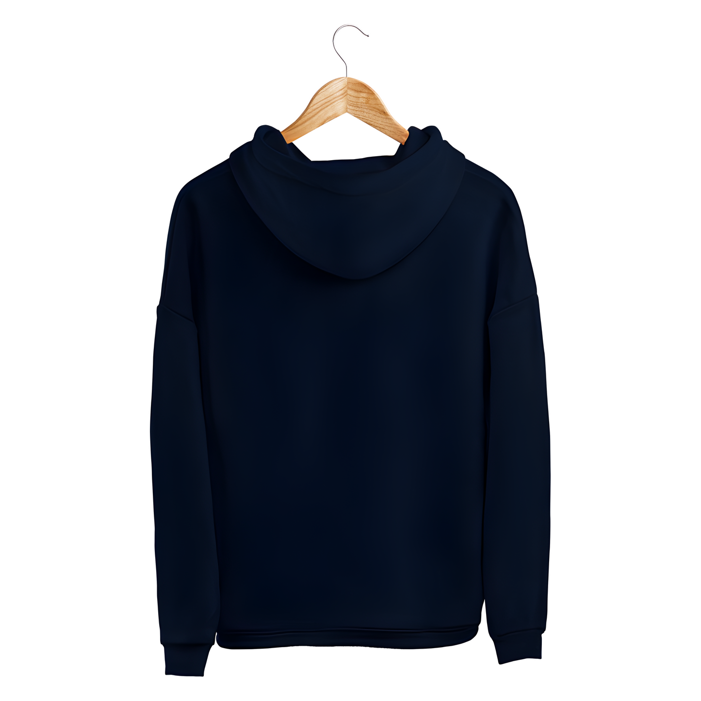 Plain Unisex Navy Hoodie