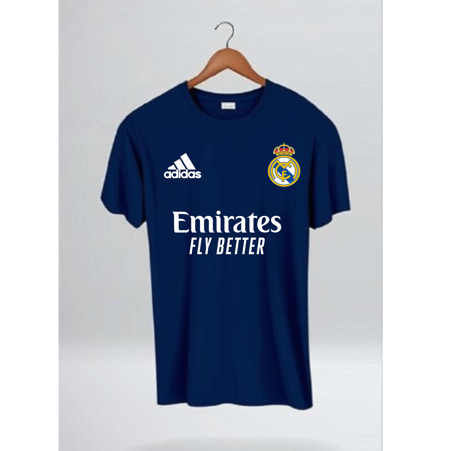 Real Madrid Unisex Half Sleeve T-Shirt